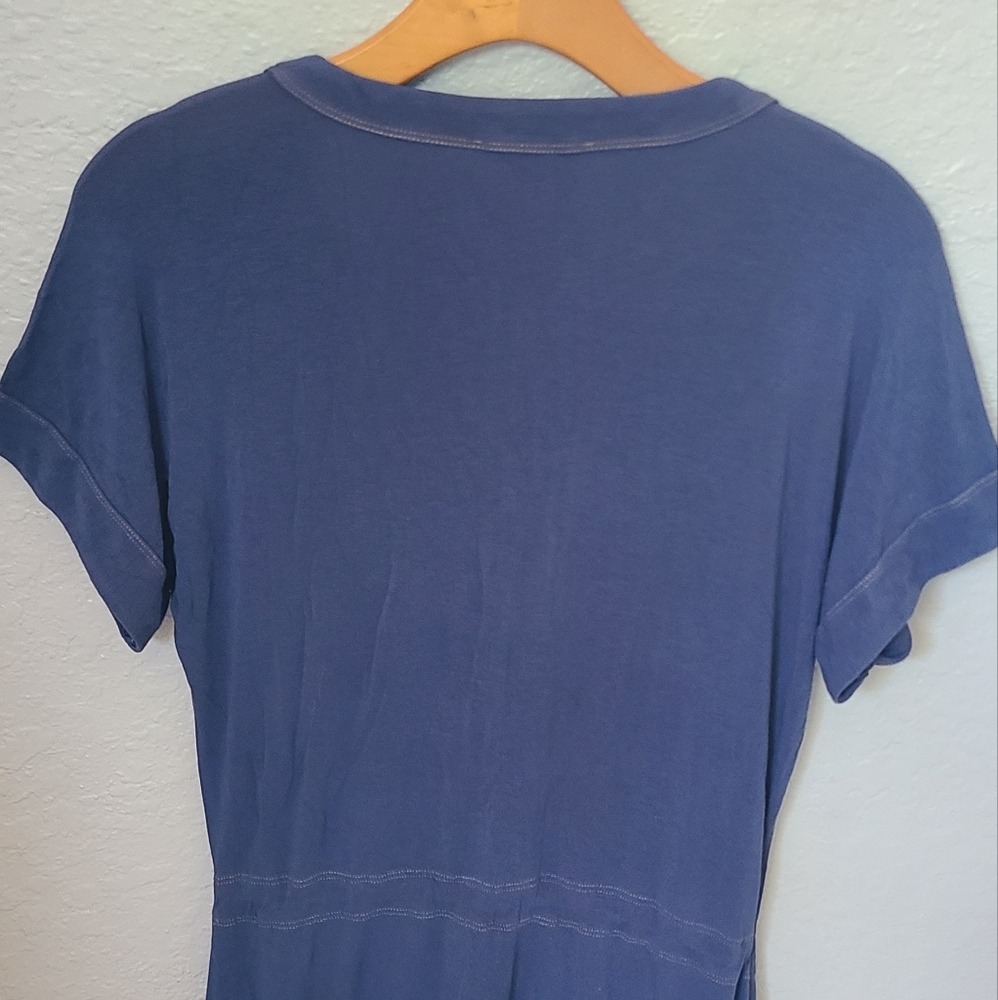 American Exchange Blue Drawstring top XS - Picture 5 of 12